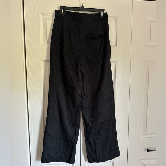 Banana Republic Linen Elegant Black Women's Pants - Picture 4 of 9